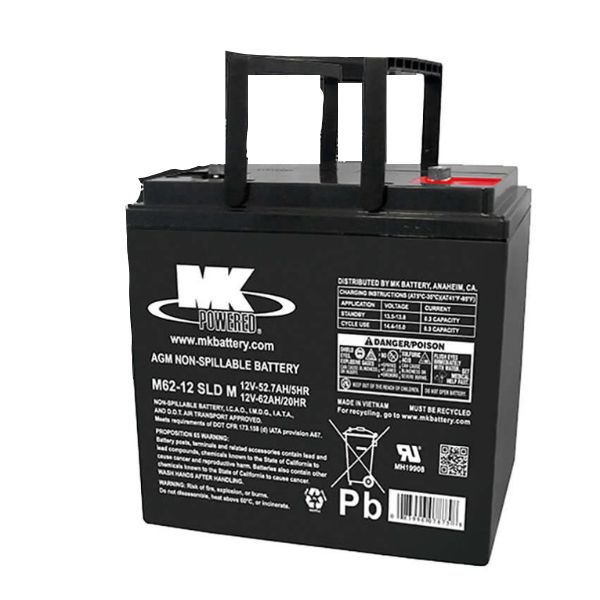 BATERÍA AGM MK 12V 65 AH M62-12-SLD-M PARA SILLA DE RUEDAS
