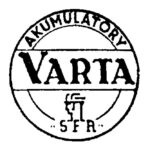 Logo antiguo de la marca Varta