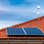 Placas solares en tejado