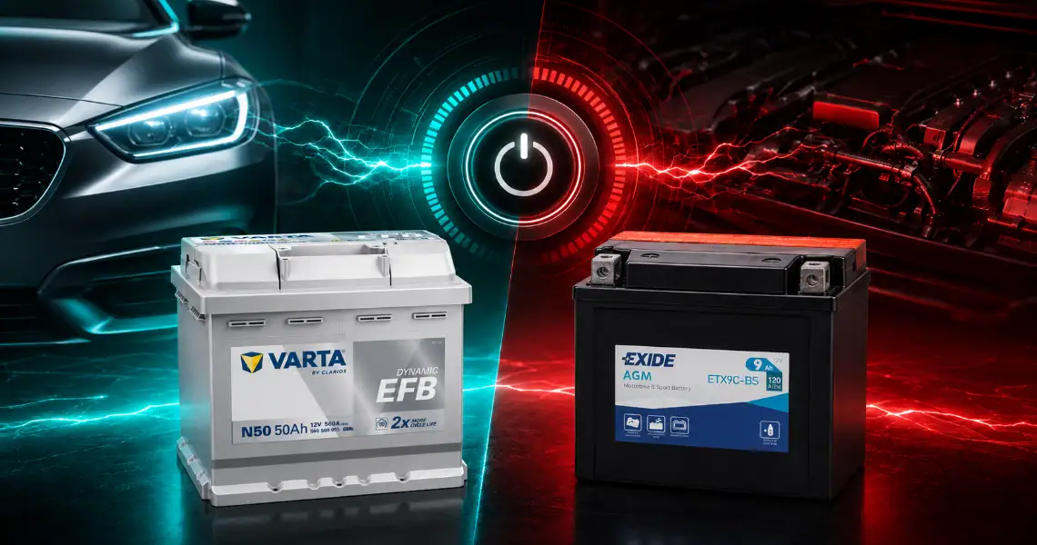 Varta o Exide coches Star-Stop